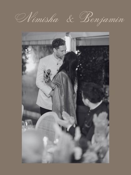 A tender kiss during the speeches. These are the unscripted, emotional moments that I cherish capturing, telling the story of your love through candid interactions.