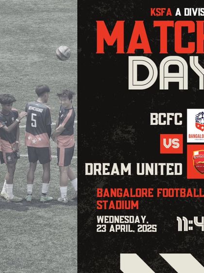 A crucial top-of-the-table clash against Dream United in the KSFA A Division.