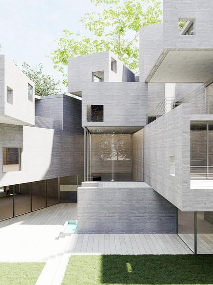 Sculptural Concrete Residences photo 18