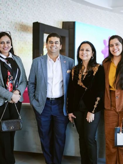 Networking with entrepreneurs at the "Bahikhata" session, where we explored the legal and financial nuances of succession planning in a supportive environment.