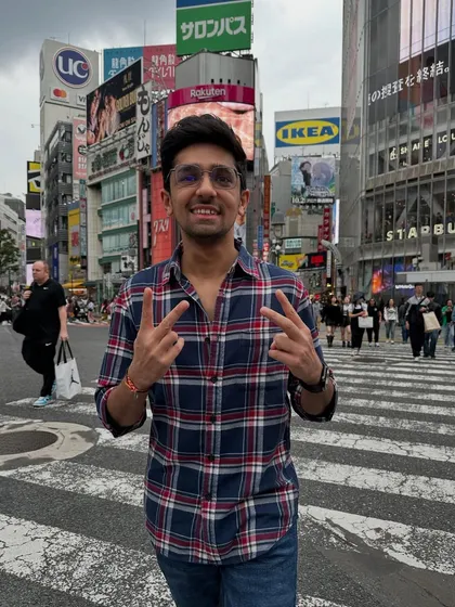 Exploring the famous Shibuya Crossing in Tokyo, Japan. My work allows me to experience incredible cities around the world.