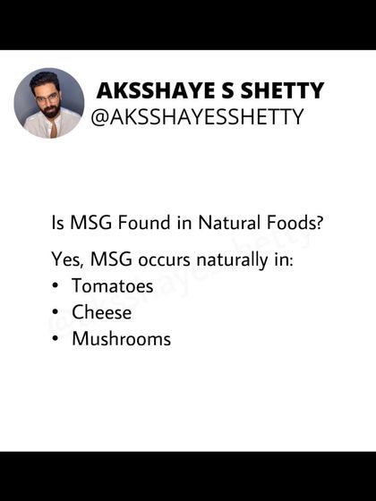 Is MSG or Ajinomoto unhealthy? This series breaks down the myths versus the science. MSG is a flavor enhancer that also occurs naturally in foods like tomatoes and cheese, and can be part of a healthy diet in moderation.