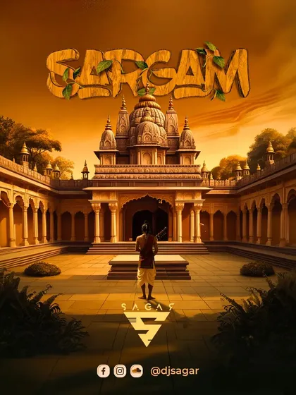 The cover art for my original track, "Sargam." This project was a deep dive into blending traditional Indian aesthetics with modern electronic beats. If you're looking to create an original song with a rich, cultural feel, this is a great example of what we can achieve together.