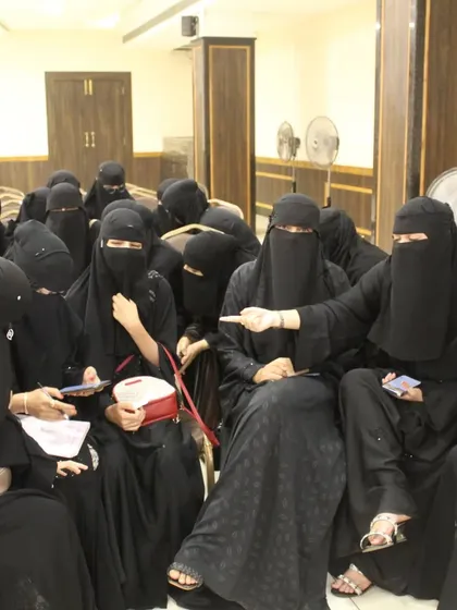 Participants at the workshop engaged and focused. We create a safe and collaborative space for women to learn and grow together.