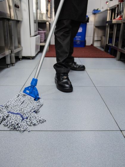 Spreading clean vibes, one swipe at a time. A clean kitchen is a happy kitchen, and we ensure our space is spotless.