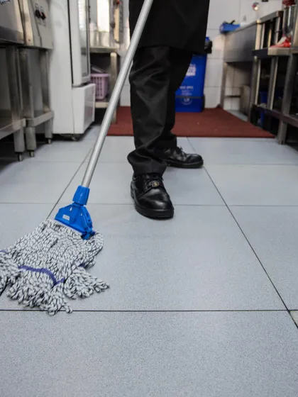 Spreading clean vibes, one swipe at a time. A clean kitchen is a happy kitchen, and we make sure ours is spotless.