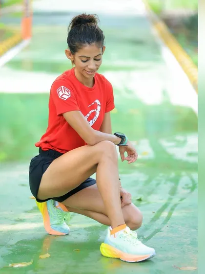 Another shot from the ASICS photoshoot. Feeling strong, colorful, and propelled forward.