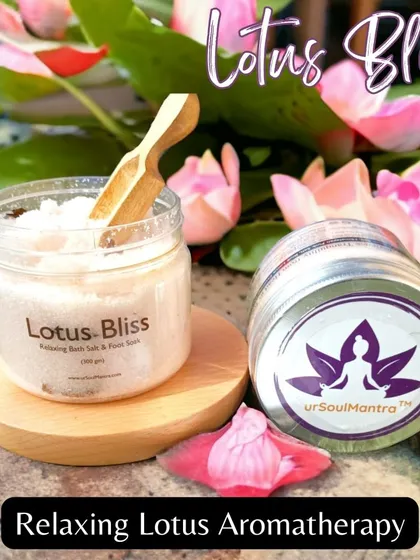 This is my go-to for tired feet and a stressed mind. The Lotus Bliss Relaxing Bath Salt & Foot Soak, with its beautiful lotus aromatherapy, is perfect for a detoxifying soak that melts away fatigue and prepares you for a peaceful day or night.