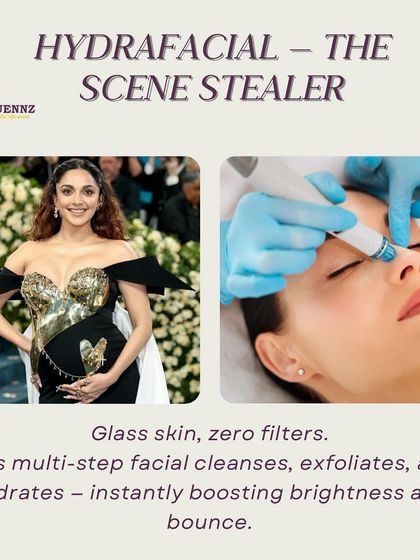 The HydraFacial is a red-carpet favorite for a reason. This multi-step treatment delivers that "glass skin" look by cleansing, exfoliating, and hydrating for an instant boost in brightness and bounce.