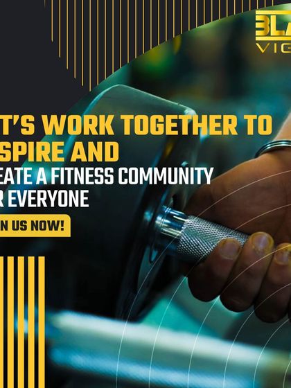 Join us now. Let's work together to inspire and create a fitness community for everyone.