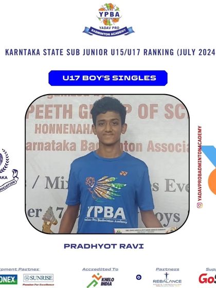 Yadav Pro Badminton Academy - Student-Athlete Development Program National & State Level Champions photo 50