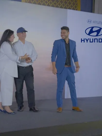 A moment of fun and amazement on stage with guests at the Hyundai Creta 10-year anniversary event. Brand celebrations are all about creating positive, memorable experiences.