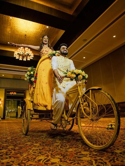 Vibrant Haldi & Mehendi Celebrations photo 86