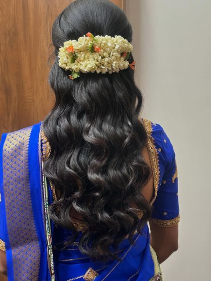 Laxmi Ramkrishna - Special Occasion Hairstyling Flowing Curls & Half-Up Styles photo 10