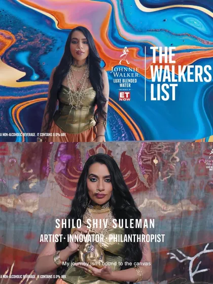 More stills from the Johnnie Walker 'The Walkers List' campaign. The lighting seamlessly blends practical sets with virtual backgrounds on our LED wall, creating a rich and layered visual experience.