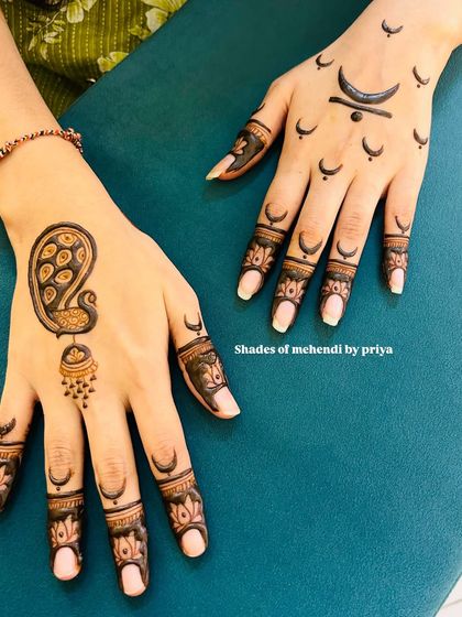 Modern, Minimalist & White Henna photo 7