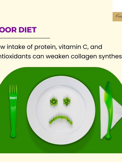 A poor diet lacking in essential nutrients can weaken collagen synthesis. Protein, vitamin C, and antioxidants are all vital for building and protecting collagen. A balanced diet is a cornerstone of any effective anti-aging strategy.