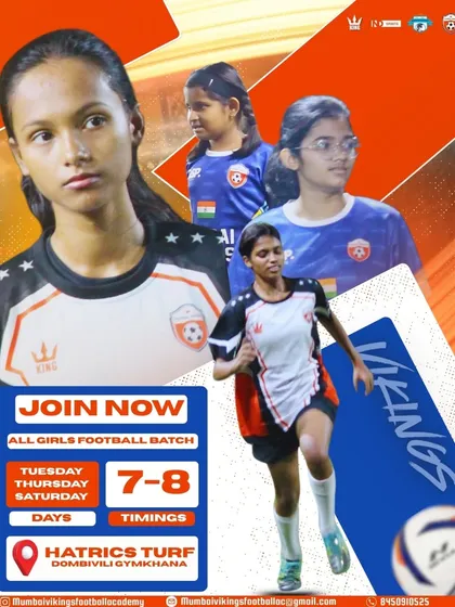 This is your official invite to join the movement. This graphic lays out all the details for our all girls football batch at Dombivli Gymkhana, showing some of our players who are already on their journey. If you're ready to play, we're ready for you.