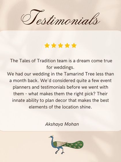 The Tales of Tradition - Milestone & Social Event Planning Our Process & Client Love photo 3