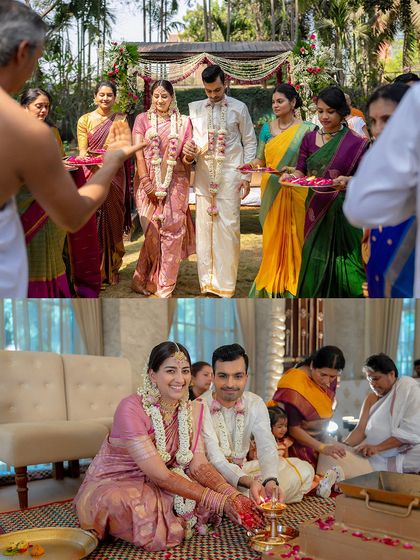 South Indian Bridal Drapes photo 13