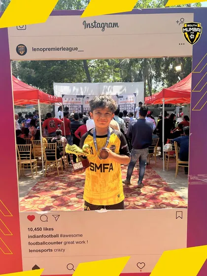 Kayaan Bhansali recognized as the Best Striker. His ability to find the back of the net is a product of relentless practice and sharp instincts.
