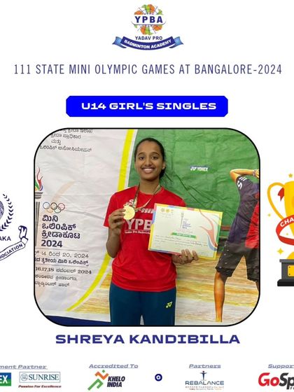 Yadav Pro Badminton Academy - Student-Athlete Development Program National & State Level Champions photo 27