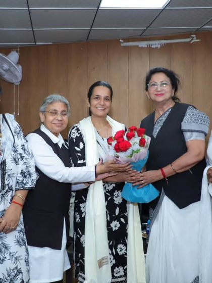A group of women advocates extending a warm welcome to a new judge. We reaffirm our commitment to fairness, integrity, and professional excellence.