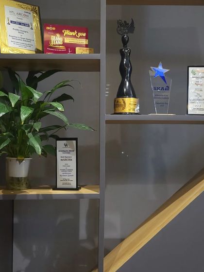 Another award proudly displayed on our shelf. Each accolade inspires us to continue pushing the boundaries of design and delivering excellence in every project we undertake.