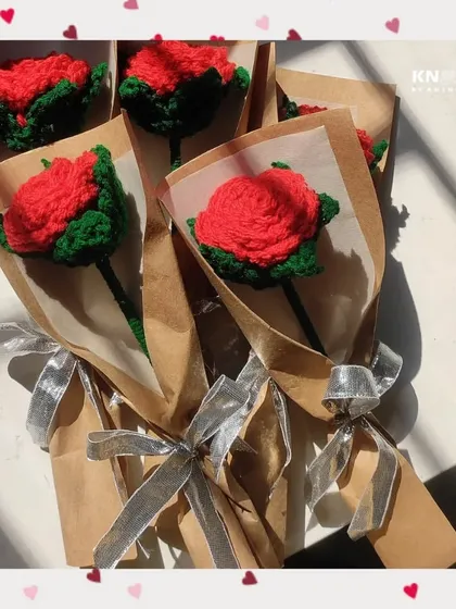 A collection of single-stem red roses, ready to be gifted for Valentine's Day or any romantic occasion.