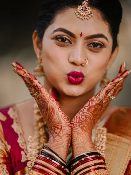 Usha Gowda - Bridal Makeup and Hair Styling Happy Brides, Lasting Memories photo 9