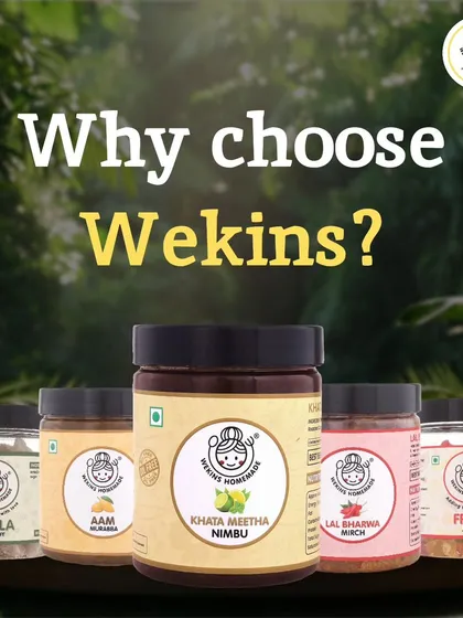 Why choose Wekins? Because we offer a nostalgic, homemade taste based on grandma's secret recipes, with authentic flavors and natural preservation.