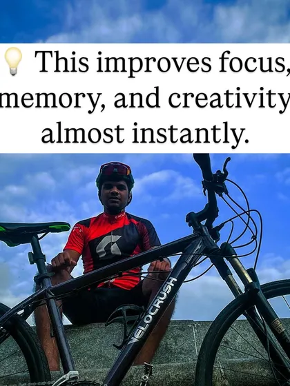 The result of this increased blood flow and hormone release is almost instant. You can experience improved focus, sharper memory, and a creative spark after just one ride.