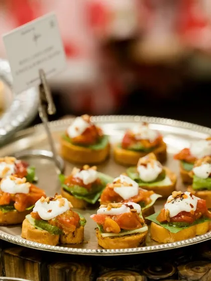 These Pesto and Cherry Tomato Crostini are a simple yet elegant appetizer. The freshness of the pesto pairs beautifully with the sweet burst of the tomatoes on a crisp toast.