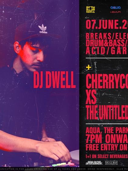 Another version of the flyer for the DnB India event at Aqua.