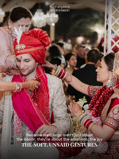 Weddings are not just about the decor, but about the soft, unsaid gestures. A mother's touch, a sister's help, these are the moments that truly define the day.