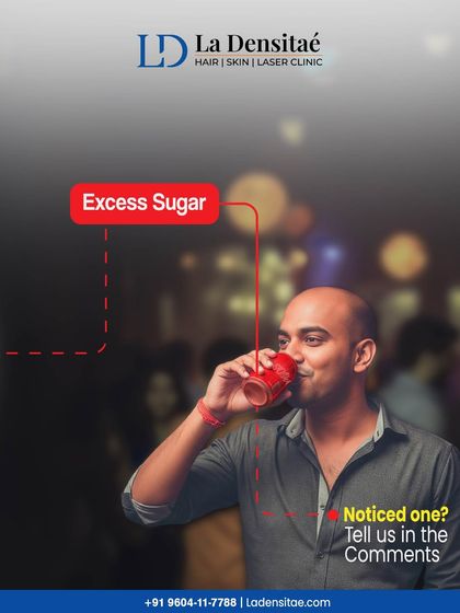 Excess sugar in your diet from sodas and sweets can lead to inflammation and hormonal imbalances, both of which are linked to hair loss. Reducing your sugar intake is not just good for your overall health, but for your hair's health too.