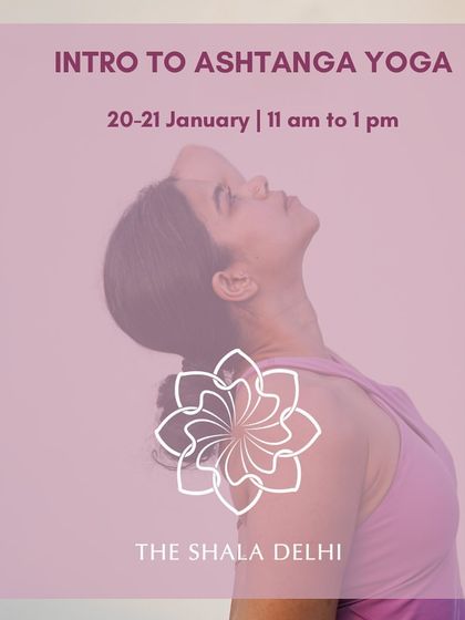 An announcement for our "Intro to Ashtanga Yoga" weekend. In these sessions, you will learn the fundamentals and take back a sequence you can practice at home.