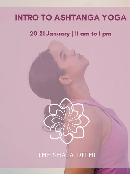 An announcement for our "Intro to Ashtanga Yoga" weekend. In these sessions, you will learn the fundamentals and take back a sequence you can practice at home.