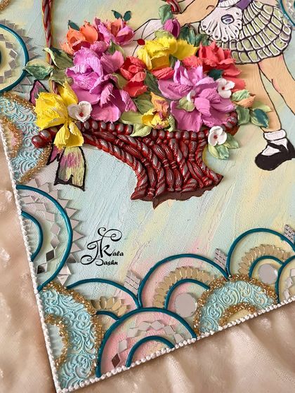 Jashn-e-Kala by Sakshi - Custom Russian Sculpture Decor Wall Art: Birds, Blooms & Whimsy photo 24