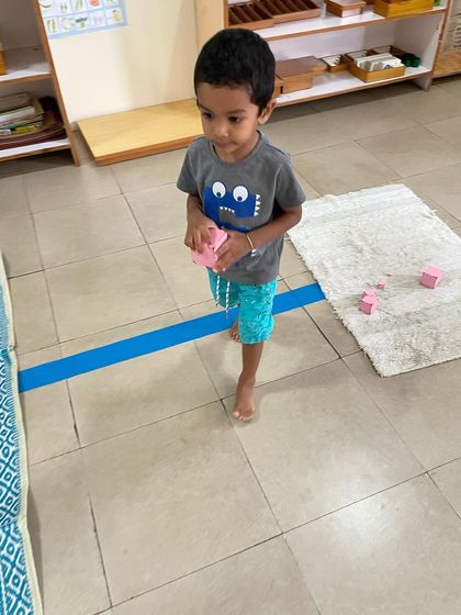 Siksha Montessori - Montessori Preschool & Kindergarten (Ages 2.5-6) Sensorial Exploration: Learning Through the Senses photo 6