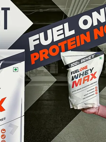 Thumbnail for my lab test video on Fuel One Whey Max. Protein or none?