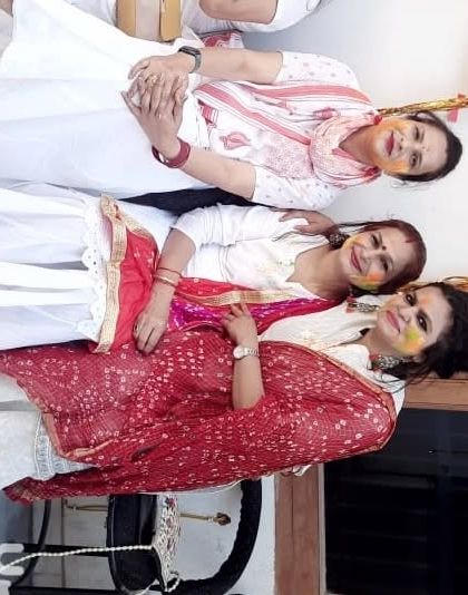 More happy faces from our colorful Holi celebration. It's all about creating good times and great memories together at Flava Dance Studio.