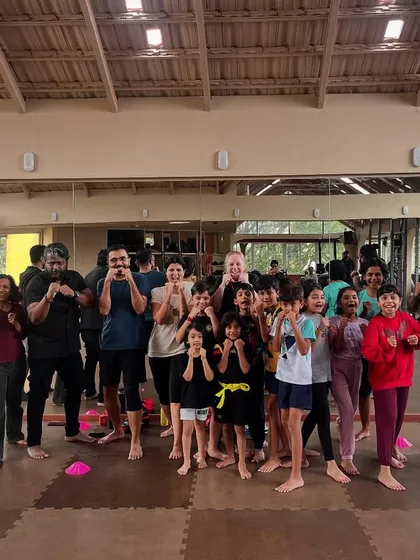 This is our crew. After the launch of our new classes, we celebrated together. We are a community of kids, adults, parents, and coaches who support each other every step of the way.