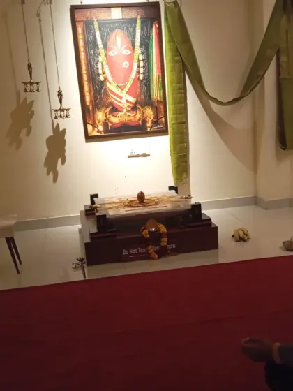 The Devi temple, a space to simply be. As Sadhguru says, the best way is not to ask for anything, but to simply see how profoundly you can connect with that dimension.