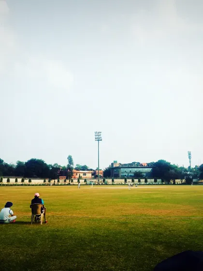 The perfect setting for cricket. Our expansive, well-maintained ground provides an ideal environment for players to train and compete under the open sky.