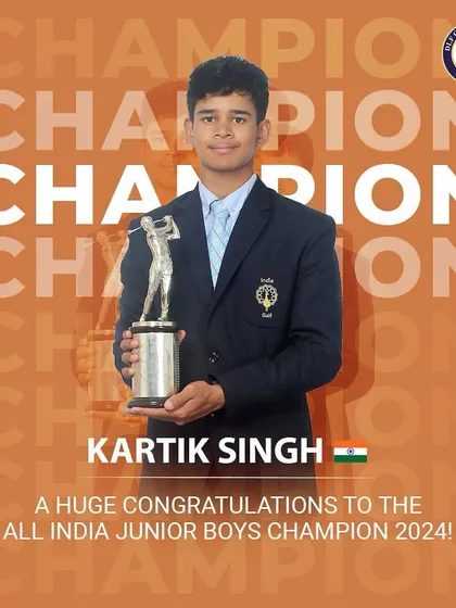 We celebrate Kartik Singh, our All India Junior Boys Champion. This is a testament to the hard work, dedication, and high-level training that defines our junior program.