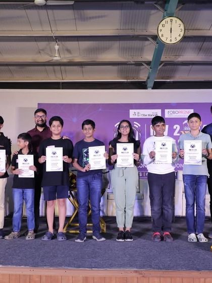 A proud moment from RW2024, celebrating our students who qualified for the National Level competition. These events are a platform for brilliant kids to solve real-world problems and get recognized.