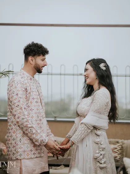 A photo from our engagement, just 15 days before our wedding. The anticipation and excitement were building every day.
