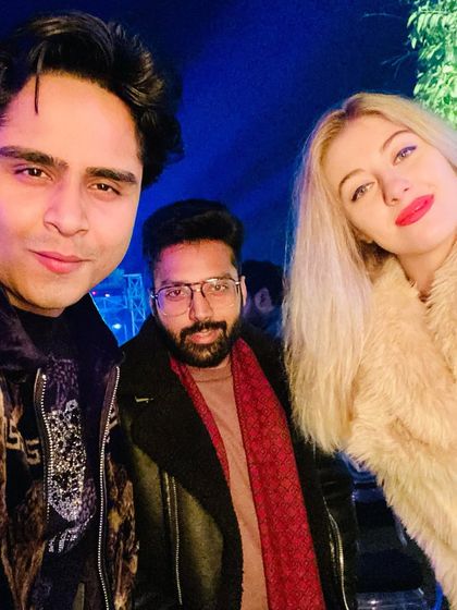 A selfie from the B2B Bolly-Techno night in Agra. It's always great to collaborate with talented artists to deliver an unforgettable party.