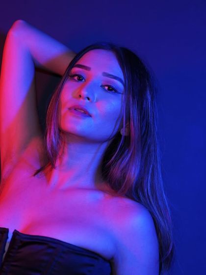 Bringing the Halloween feels to Indore. A quick portrait before hitting the stage.